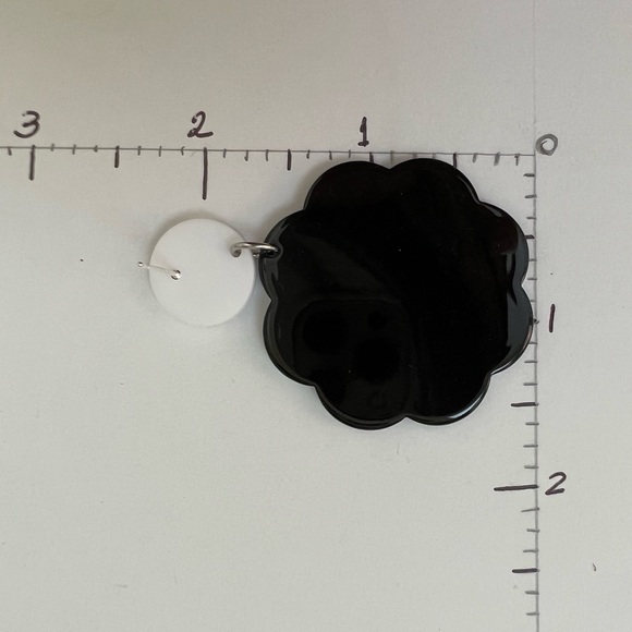 Blue Goth All-Seeing Eye Dangle Earrings  - Retro Punk/Emo Earrings - Picture 3 of 5